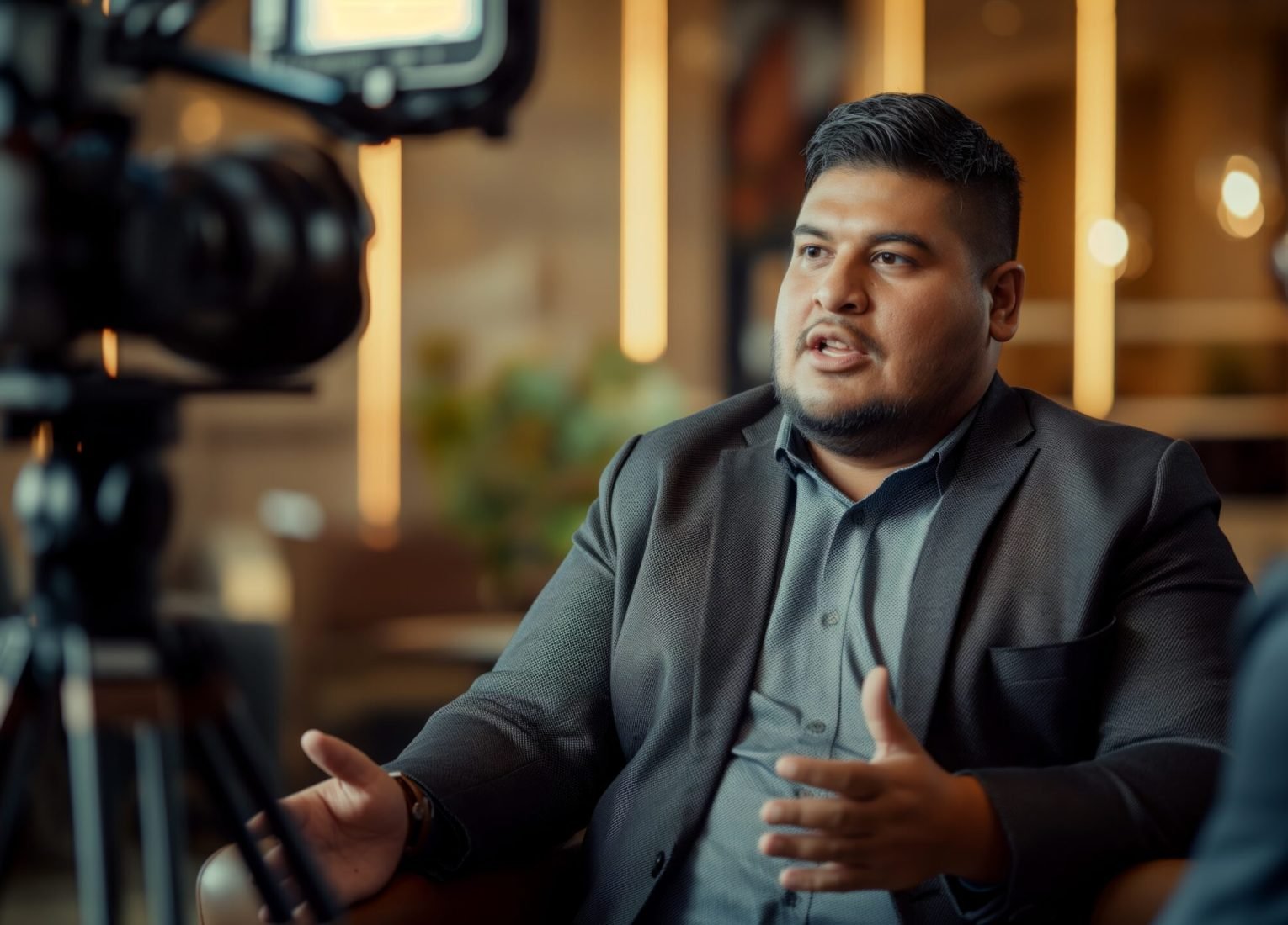 portrait-plus-size-man-working-as-social-media-influencer